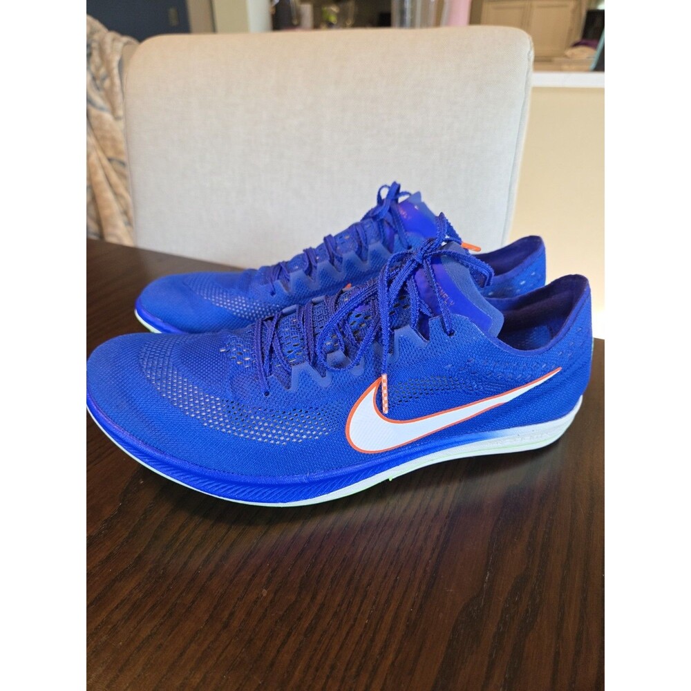 Nike ZoomX Dragonfly Track Spikes Mens 11.5 Racer Blue Orange Lime cross country